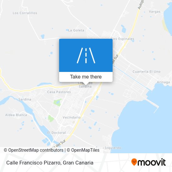 Calle Francisco Pizarro map