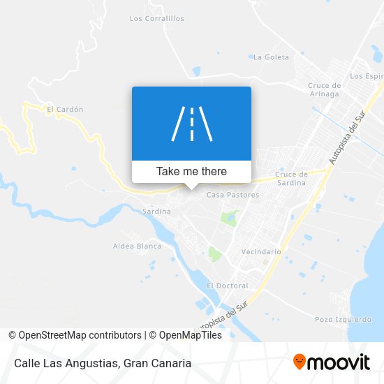 Calle Las Angustias map