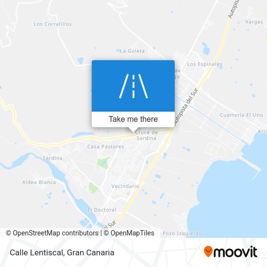 Calle Lentiscal map