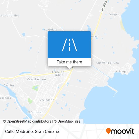 Calle Madroño map