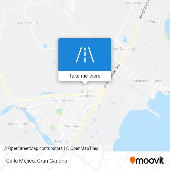 Calle Méjico map