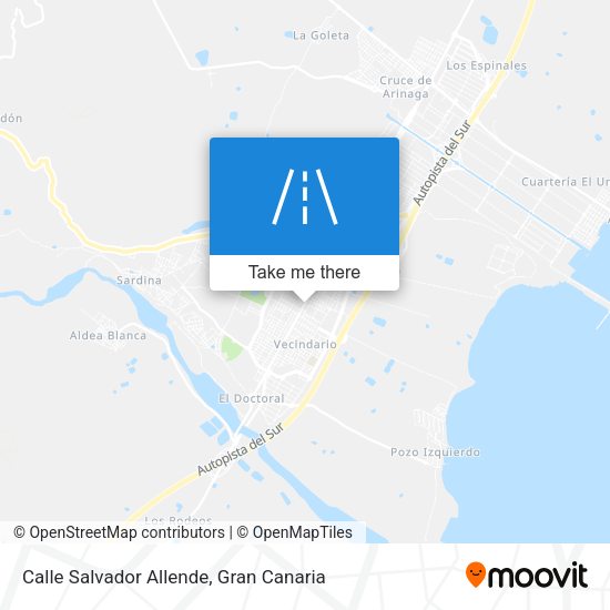 Calle Salvador Allende map