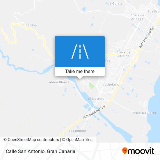 Calle San Antonio map