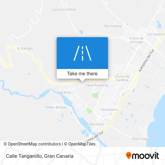 Calle Tanganillo map