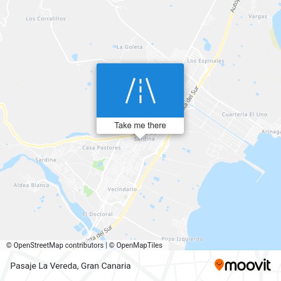 Pasaje La Vereda map