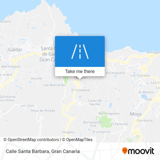 Calle Santa Bárbara map