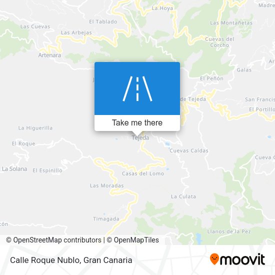 Calle Roque Nublo map