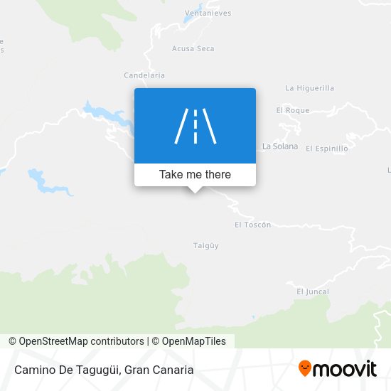 Camino De Tagugüi map