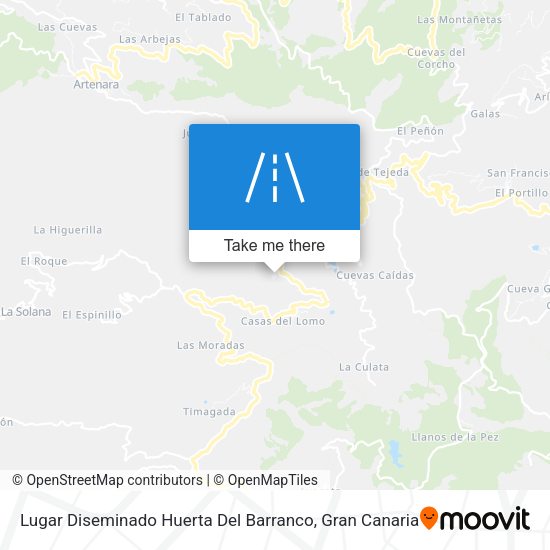 Lugar Diseminado Huerta Del Barranco map