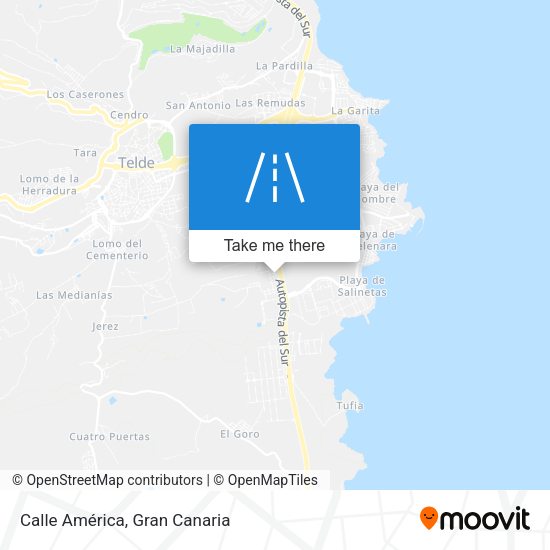 Calle América map
