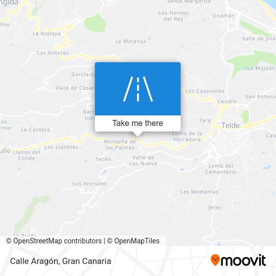 Calle Aragón map