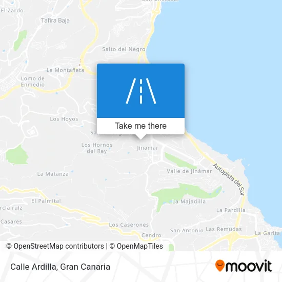Calle Ardilla map