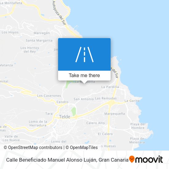Calle Beneficiado Manuel Alonso Luján map