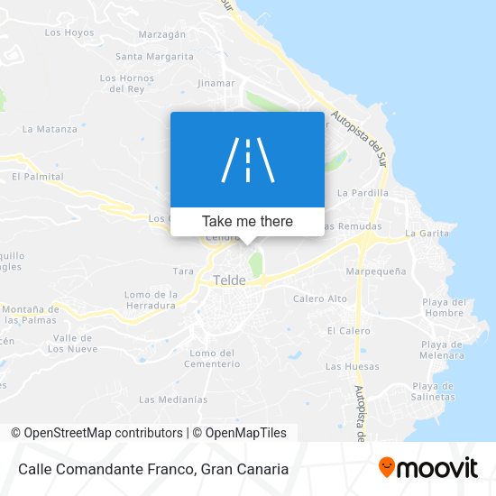 Calle Comandante Franco map