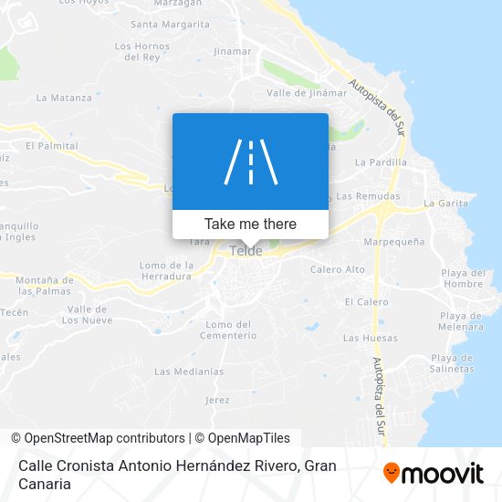 Calle Cronista Antonio Hernández Rivero map