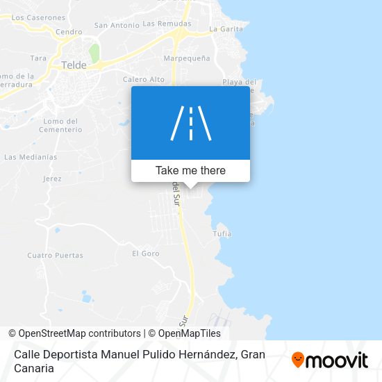 Calle Deportista Manuel Pulido Hernández map