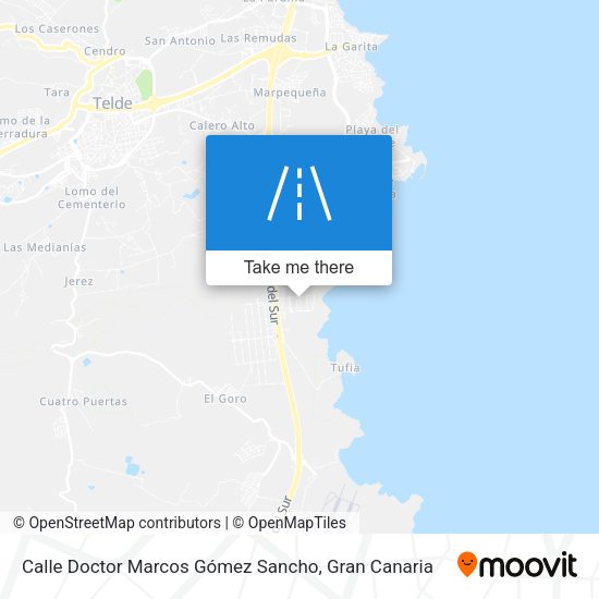 Calle Doctor Marcos Gómez Sancho map