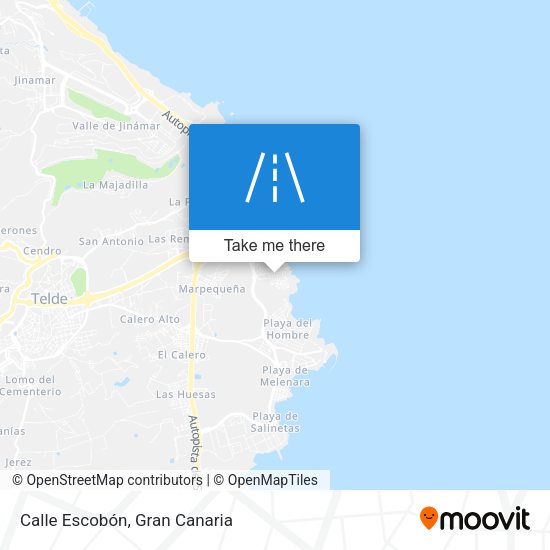 Calle Escobón map