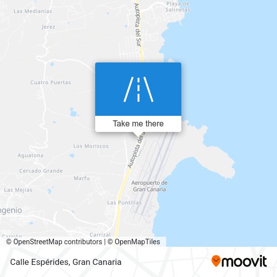 Calle Espérides map