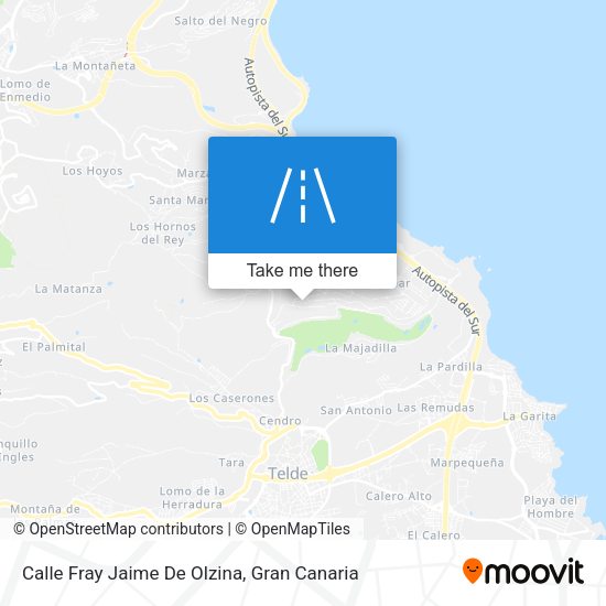 Calle Fray Jaime De Olzina map