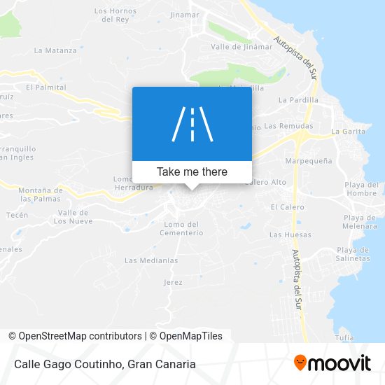 Calle Gago Coutinho map