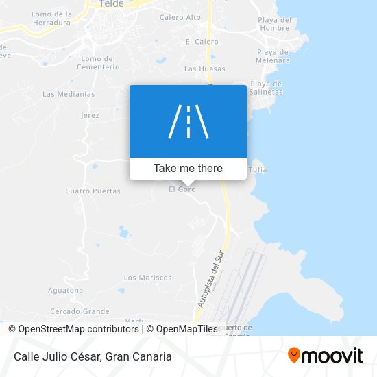Calle Julio César map