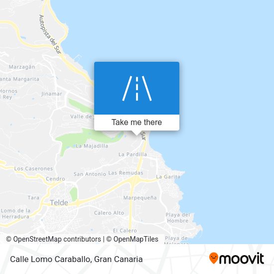 Calle Lomo Caraballo map