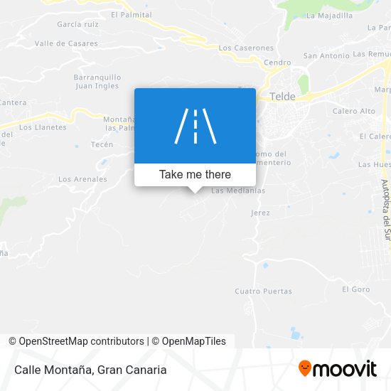 Calle Montaña map