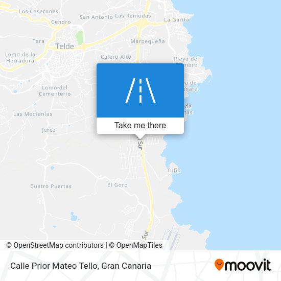 Calle Prior Mateo Tello map