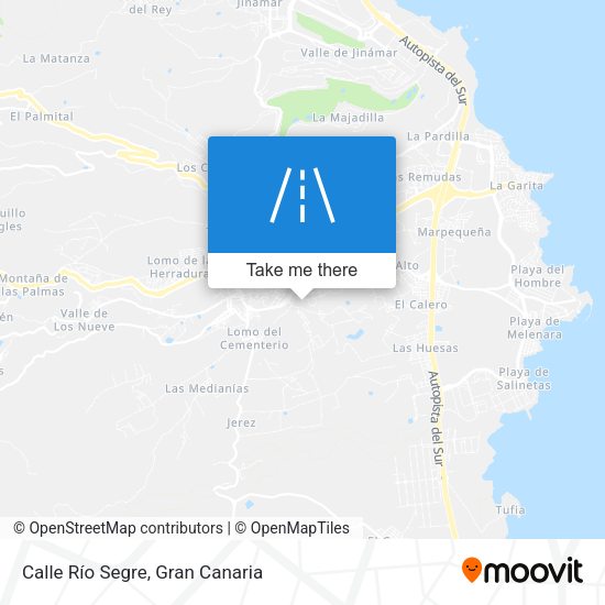 Calle Río Segre map