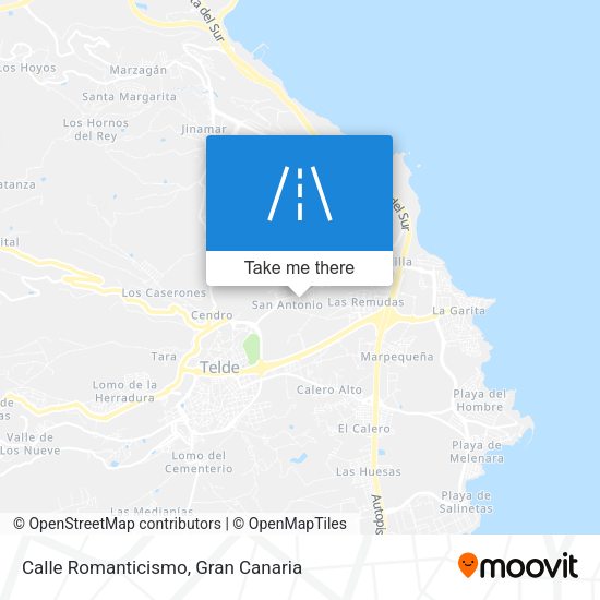 Calle Romanticismo map