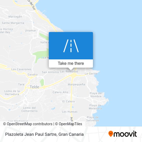 Plazoleta Jean Paul Sartre map