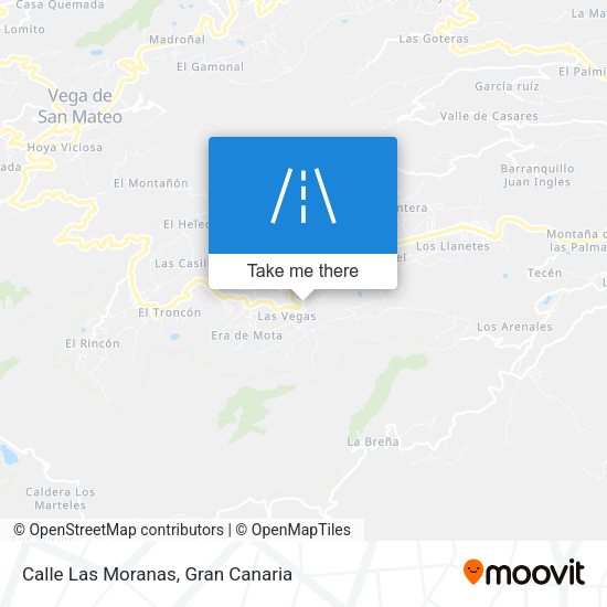 Calle Las Moranas map