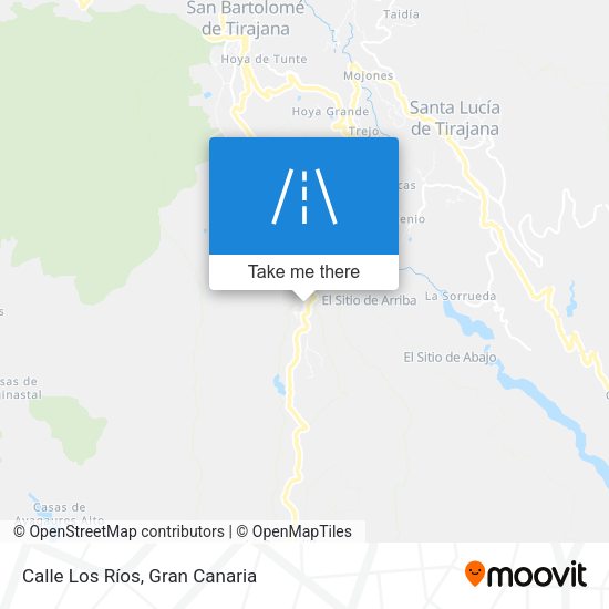 Calle Los Ríos map