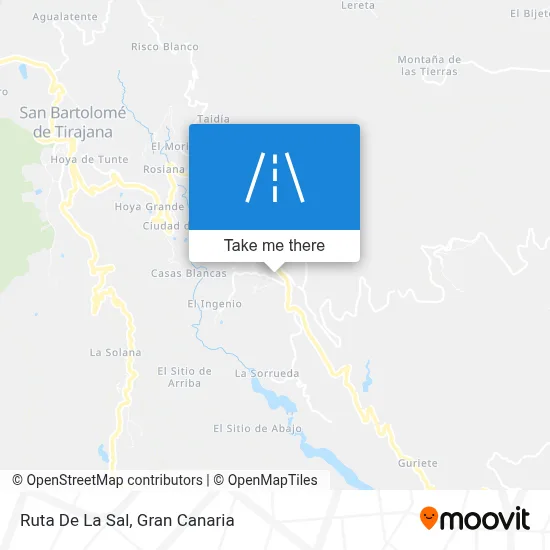 Ruta De La Sal map
