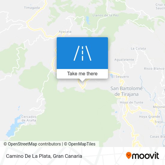 Camino De La Plata map