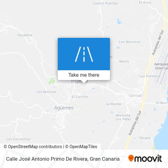 Calle José Antonio Primo De Rivera map