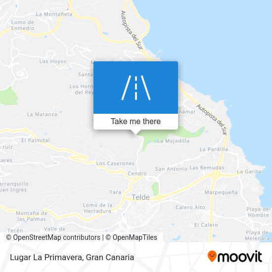 Lugar La Primavera map