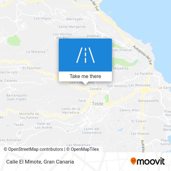 Calle El Minote map