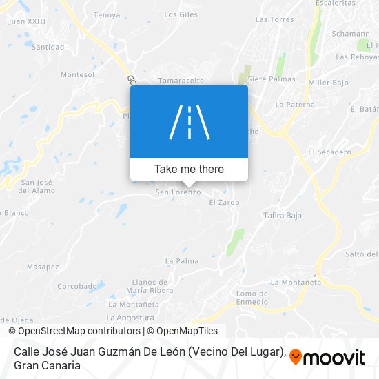 Calle José Juan Guzmán De León (Vecino Del Lugar) map