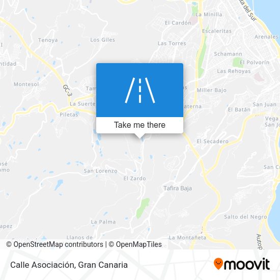 Calle Asociación map