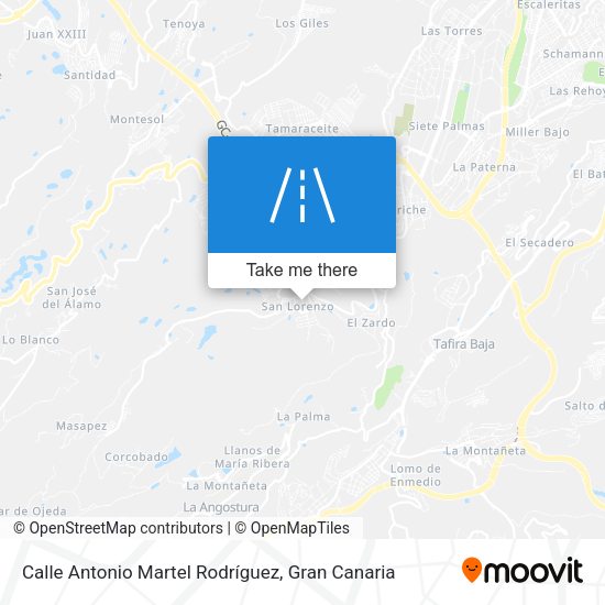 Calle Antonio Martel Rodríguez map