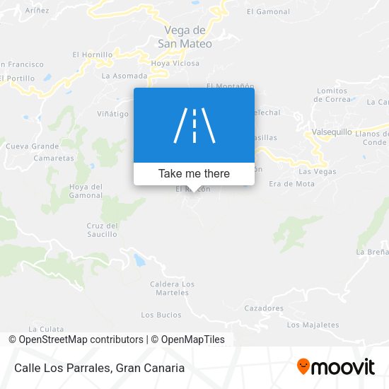 Calle Los Parrales map