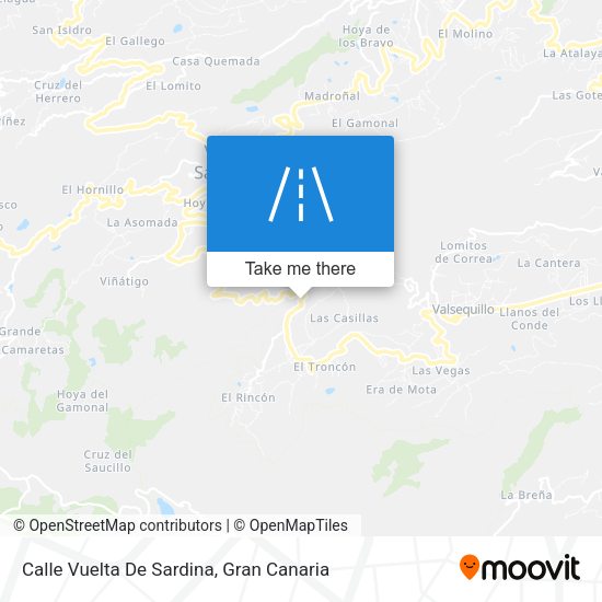 Calle Vuelta De Sardina map