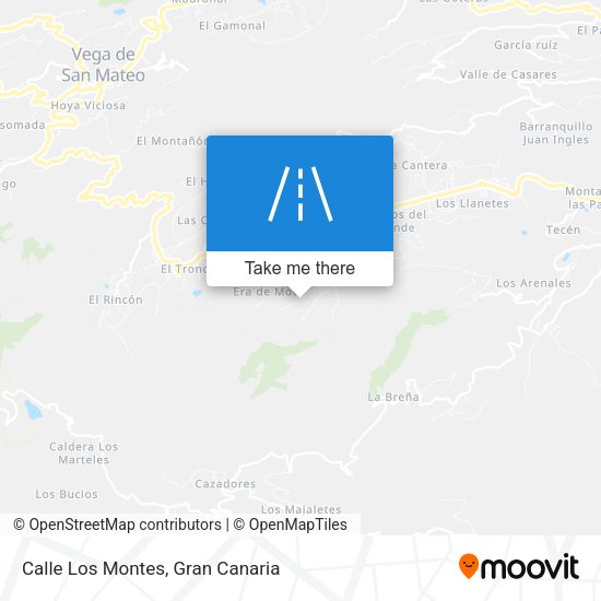 Calle Los Montes map