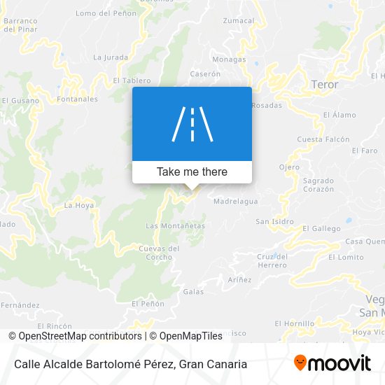 Calle Alcalde Bartolomé Pérez map