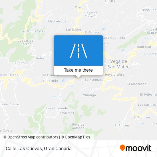 Calle Las Cuevas map