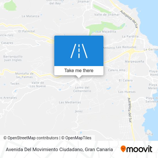 Avenida Del Movimiento Ciudadano map