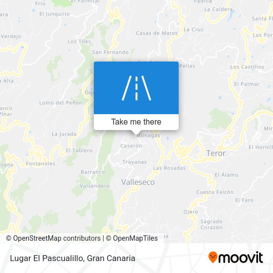 Lugar El Pascualillo map