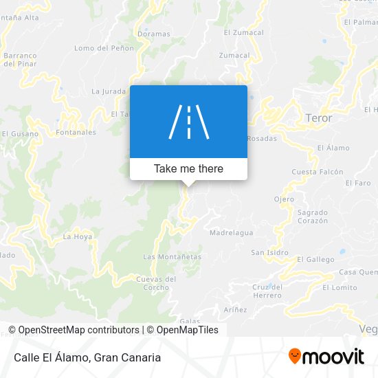 Calle El Álamo map